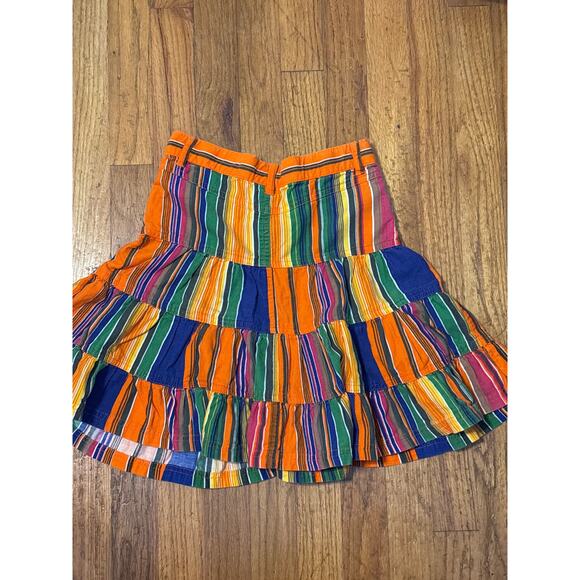 Girls Children's Place Corduroy Bright Mult Color Adjustable Waist Skirt Size 8 - Picture 2 of 4